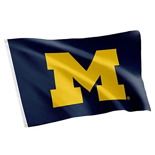 Desert Cactus University of Michigan Wolverines Flag