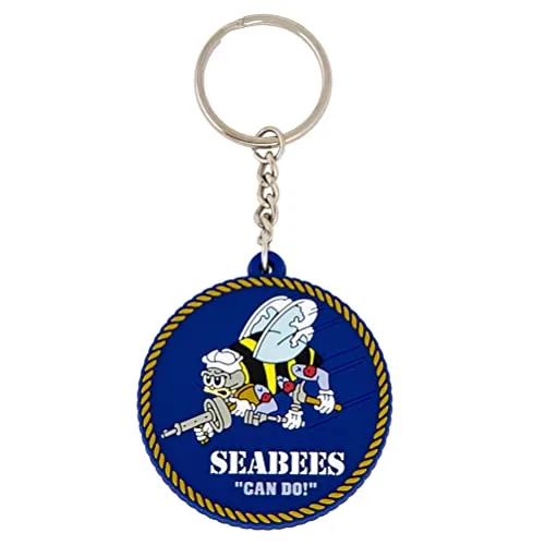 Desert Cactus United States Navy Keyring