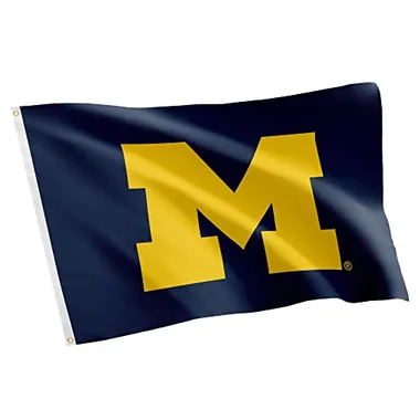 Desert Cactus University of Michigan Wolverines Flag