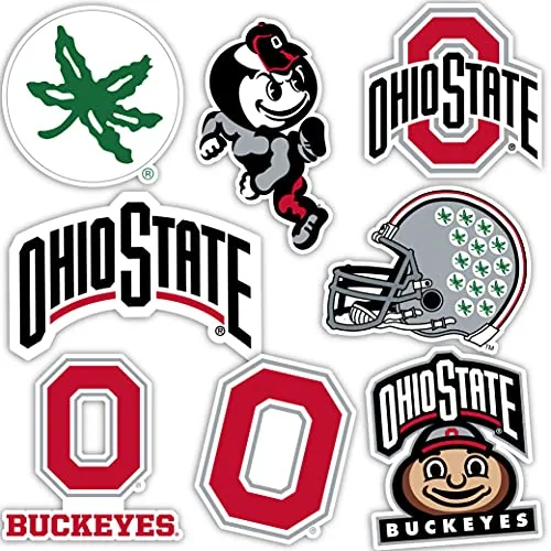 Desert Cactus Ohio State Buckeyes Car Decal
