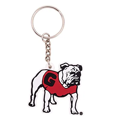 Desert Cactus University of Georgia Bulldogs Keyring